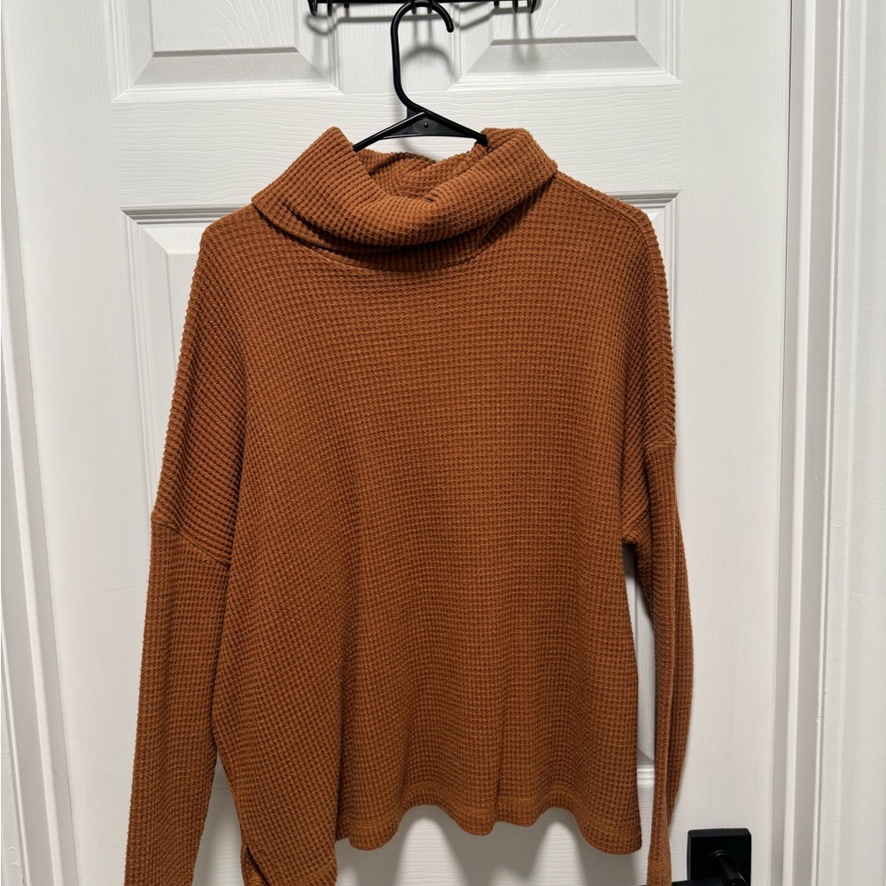 Old Navy Warm Brown Cowl Neck Sweater